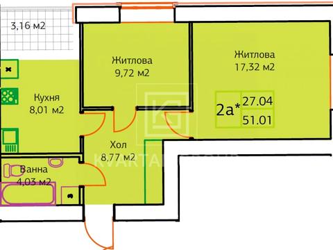 квартира по адресу Миколи Сингаївського ул. (Ново-Оскольская), 2с