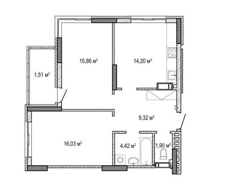 квартира по адресу Василия Симоненко ул., 32