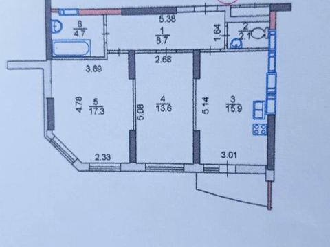 квартира за адресою Каховська вул., 62-А