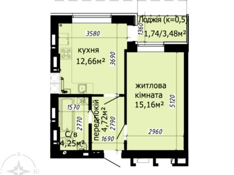 квартира по адресу Метрологическая ул., 29