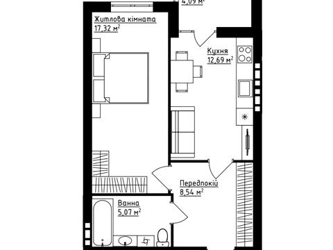 квартира за адресою Сергія Зулінського вул. (Тарногродського), 41