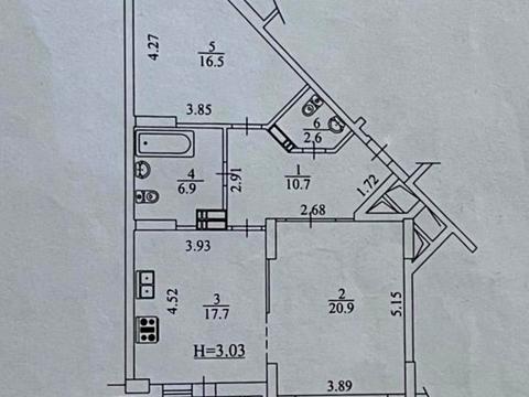 квартира по адресу Вячеслава Черновола ул., 29-А