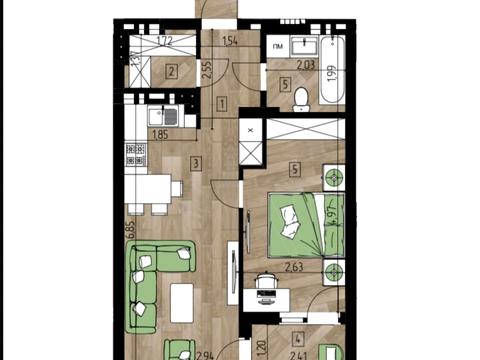 квартира по адресу Петра Лодия ул., 6