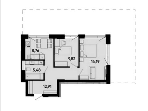 квартира по адресу Леннона ул., 1