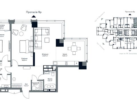 квартира по адресу Антоновича ул. (Горького), 136