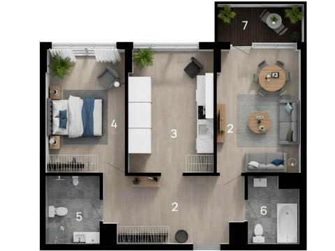 квартира за адресою Юліана Пелеша вул., 3