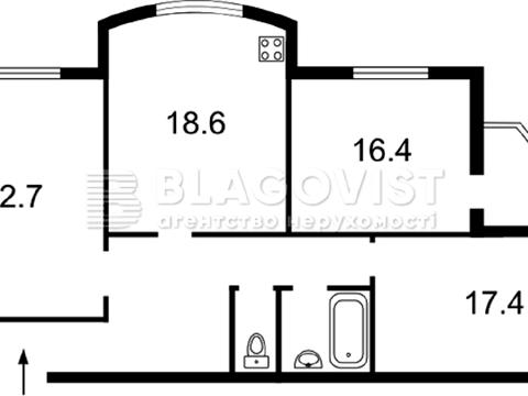 квартира по адресу Валерия Лобановского просп., 126-Г