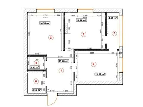 квартира по адресу Ростиславская ул. (Маршала Рыбалко), 5-А