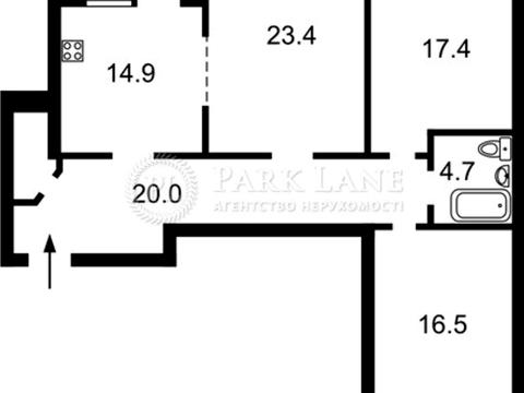 квартира по адресу Миколы Бажана просп., 16
