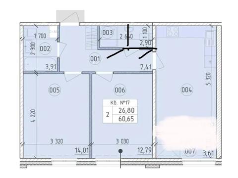 квартира за адресою Михайла Максимовича вул. (Онуфрія Трутенка), 24