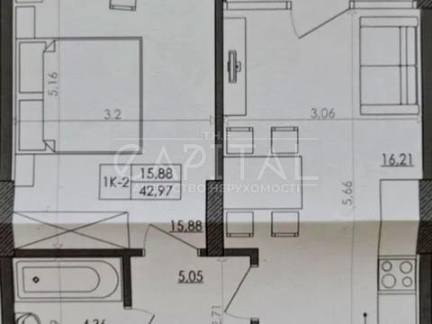 квартира по адресу Надднепровское шоссе, 1