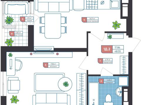 квартира по адресу Приладный пер., 10-А