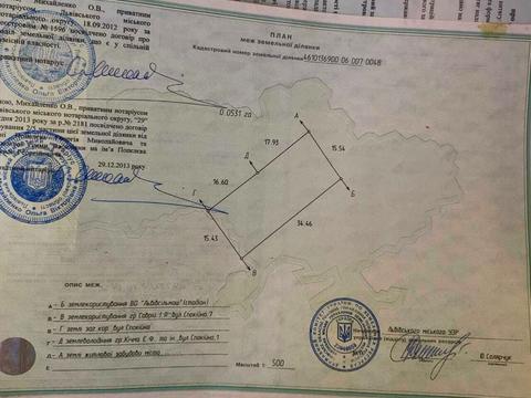 ділянка за адресою Спокійна вул.