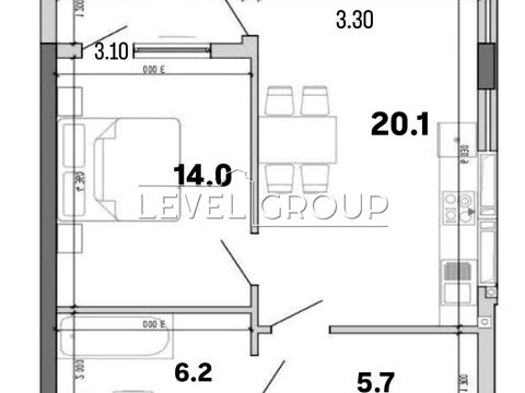 квартира по адресу Ростиславская ул. (Маршала Рыбалко), 5-А
