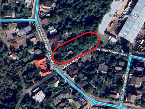 участок по адресу Нечуя-Левицького ул.