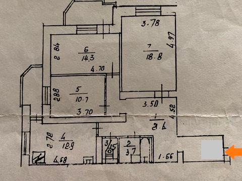 квартира по адресу Анны Ахматовой ул., 3