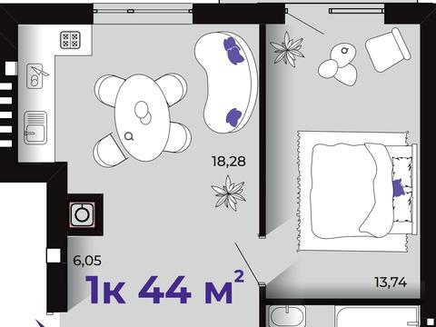 квартира по адресу Симона Петлюры ул., 2