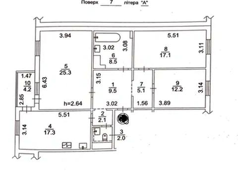 квартира за адресою Машинобудівна вул., 21-А
