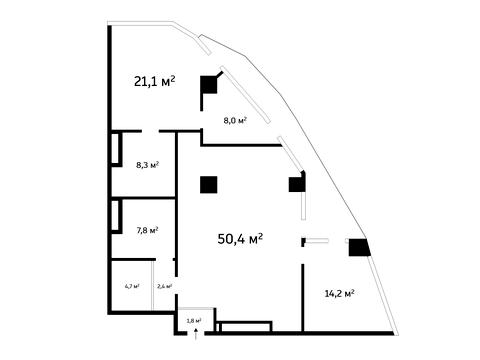 квартира по адресу Иоанна Павла II ул. (Лумумбы Патриса), 12