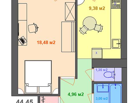 квартира по адресу Сечевых Стрельцов ул. (Артема), 59-А
