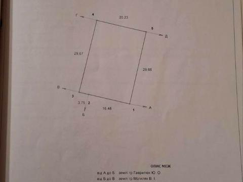 участок по адресу 