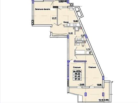 квартира по адресу Стуса ул. (Островского), 51-53