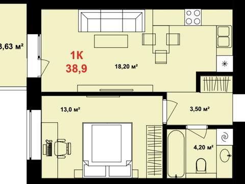квартира по адресу Дмитра Коцюбайла ул., 7-А