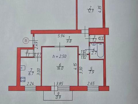 квартира по адресу Киевская пл., 1