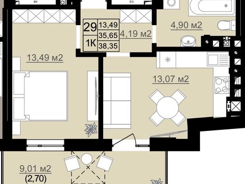 квартира по адресу Дашкевича ул., 2