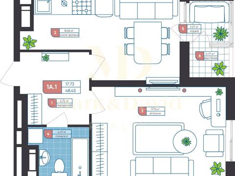 квартира по адресу Приладный пер., 10-Б