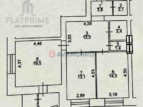 квартира по адресу Александра Попова ул., 3