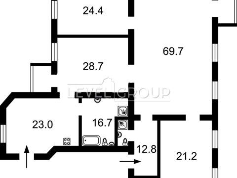 квартира за адресою Гетьмана Павла Скоропадського вул. (Льва Толстого), 13