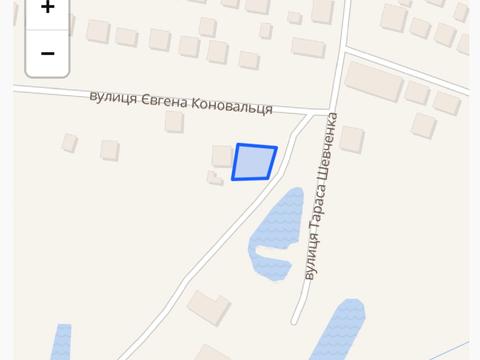 ділянка за адресою Євгена Коновальця вул.