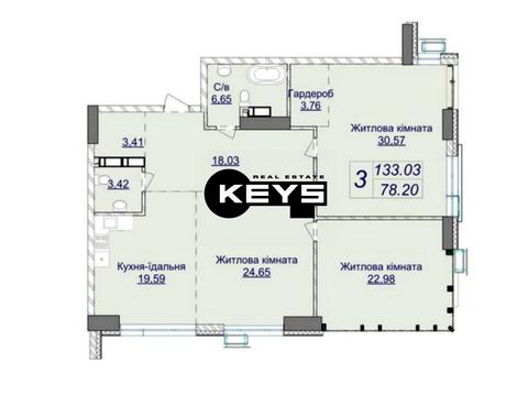 квартира по адресу Андрея Верхогляда ул. (Михайла Драгомирова), 1-20а