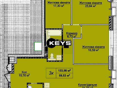 квартира по адресу Андрея Верхогляда ул. (Михайла Драгомирова), 1-20а