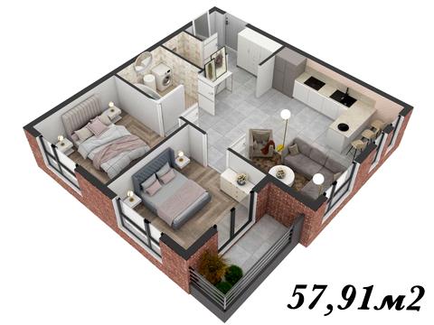 квартира по адресу Тлехаса ул., 9