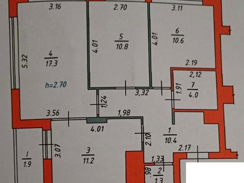 квартира по адресу Черновола просп. (700-летия Львова), 16з