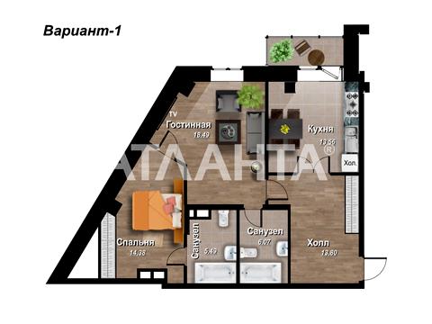 квартира за адресою Одеса, Фонтанська дорога вул. (Перекопской дивизии улица), 118