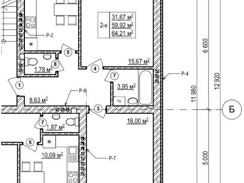 квартира по адресу Бурденко ул., 18