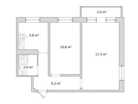 квартира по адресу Батумская ул., 58