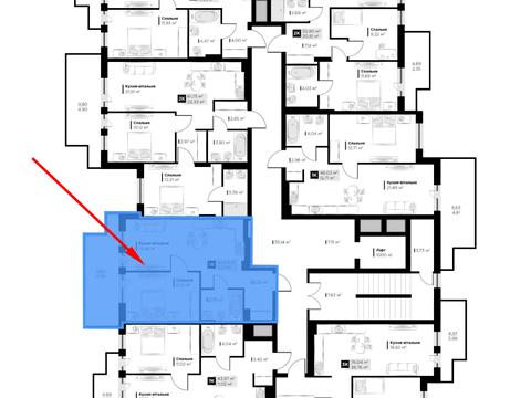 квартира по адресу Галицкая ул., 1