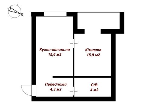 квартира за адресою Радистів вул., 34-К2