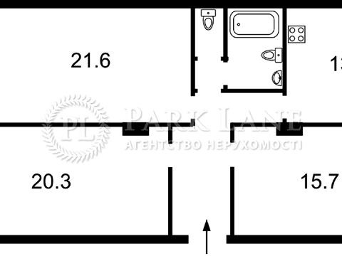 квартира за адресою Євгена Чикаленка вул. (Пушкінська), 12