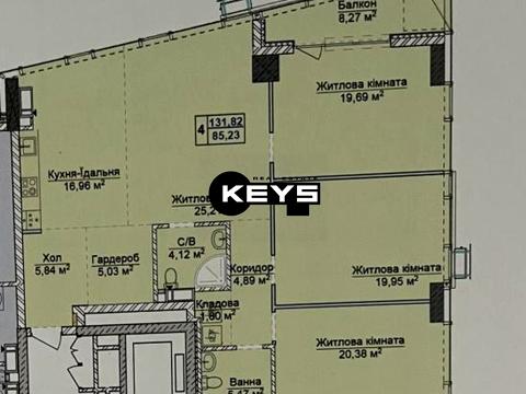 квартира за адресою Андрія Верхогляда вул. (Михайла Драгомирова), 1-20а