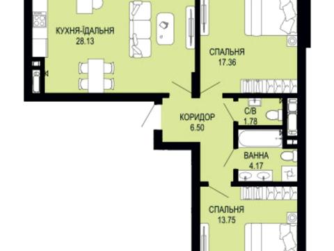 квартира по адресу Львов, Щурата ул., 2