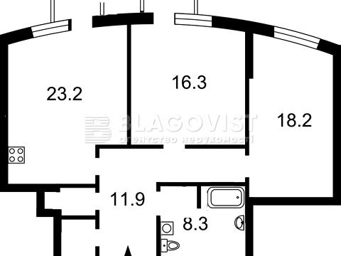 квартира за адресою Старонаводницька вул., 6-Б