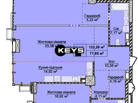 квартира по адресу Андрея Верхогляда ул. (Михайла Драгомирова), 1-20а