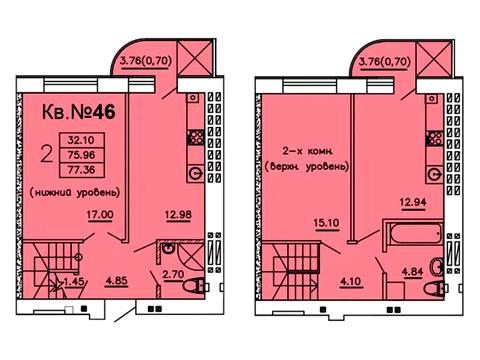 квартира по адресу Семена Палия ул., 22-A