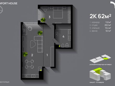 квартира за адресою Хіміків вул., 28