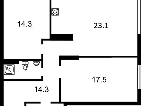 квартира по адресу Предславинская ул., 55-А